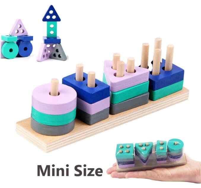 Matching shapes wooden