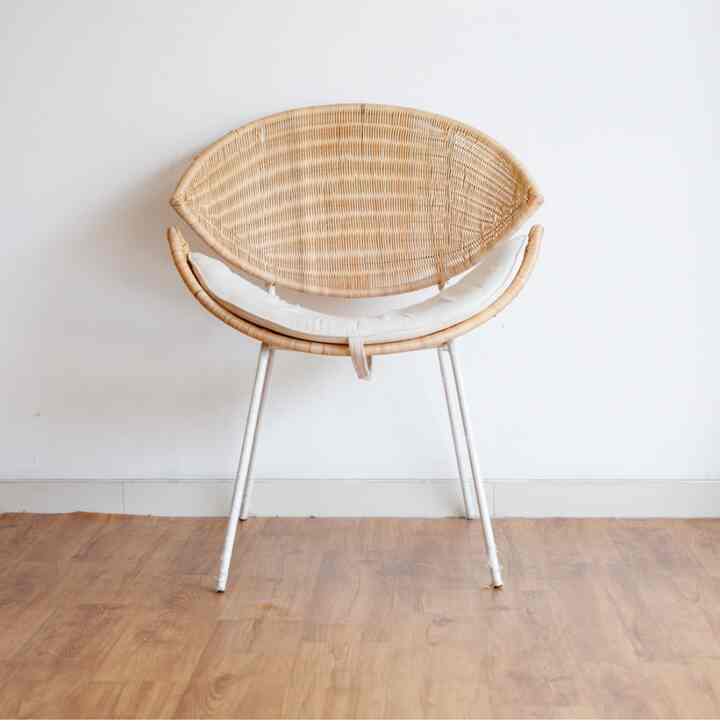 Half Moon Rattan Chair