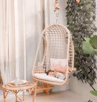 Rattan Swing ayunan rotan