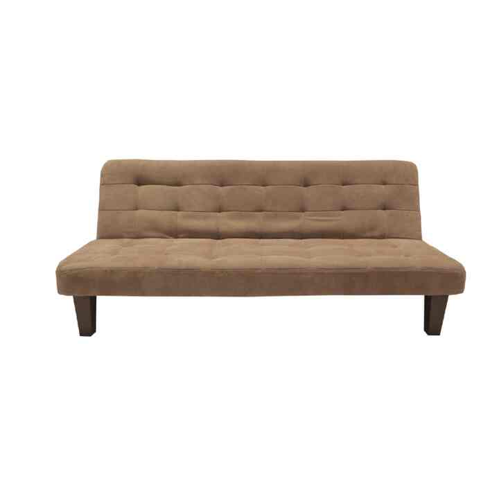 Gwinston Sofa Tidur Fabric - Cokelat