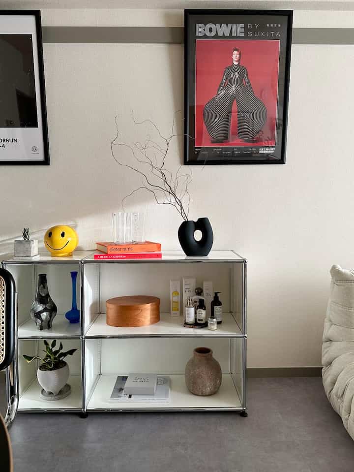 #2ldk賃貸 #賃貸インテリア #マンションインテリア #リビングインテリア #観葉植物のある暮らし #ミッドセンチュリー #usmhaller #midcentury #livstagrammer #interiorcoordinate #mygoodroom   #instahome #cozyhome