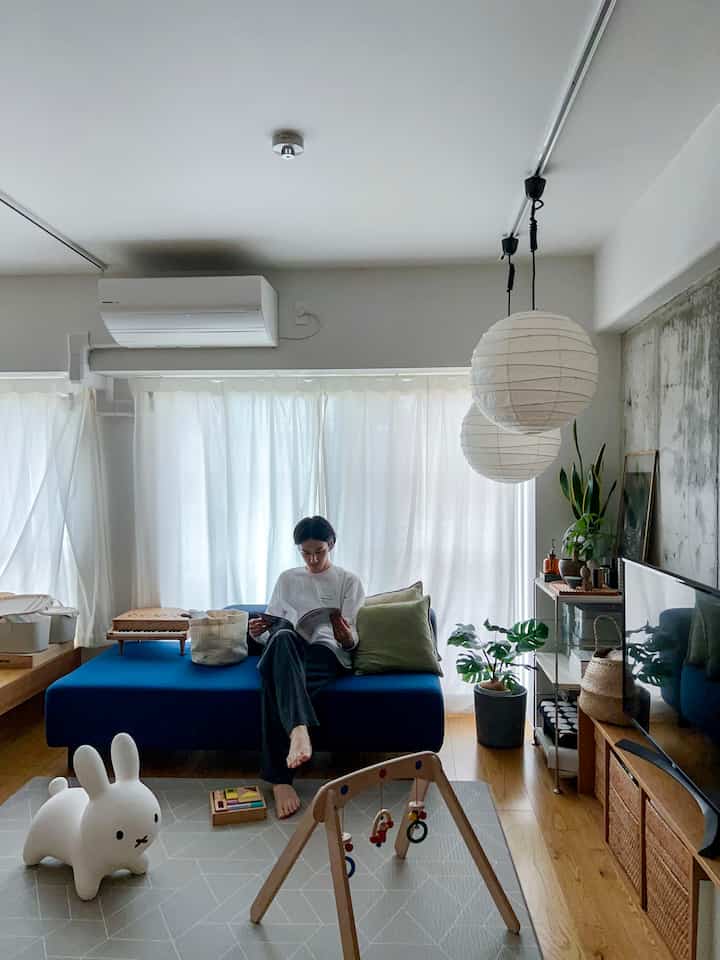 ついにベビーサークルを取り外し、広々リビング空間に
#子供がいる家 #リビングルームのインテリア #リビングルーム 