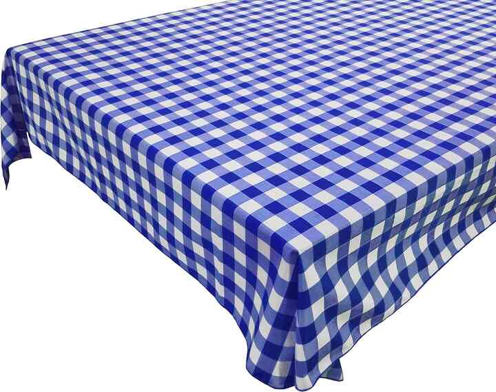 Gingham/Checkered Cotton Blend Tablecloth (Multiple options)