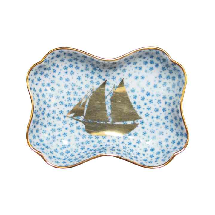 MAME 小紋糸巻形皿