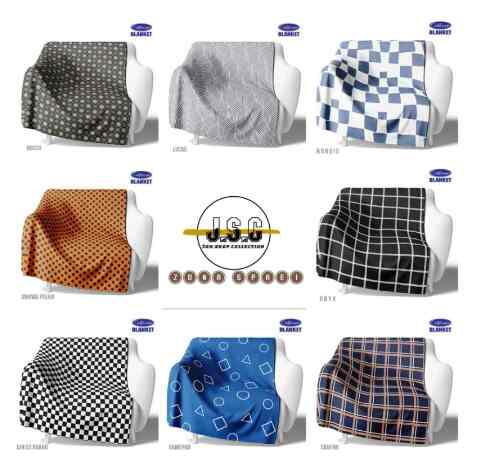 Selimut Bulu Flanel, 160x200cm