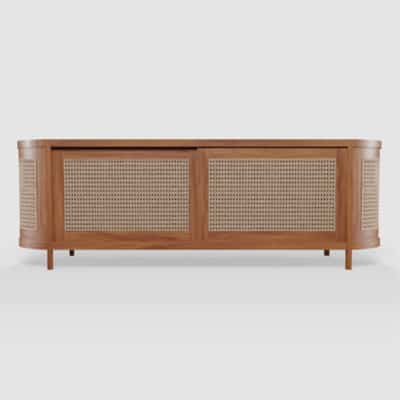 Renggana Rattan Cabinet