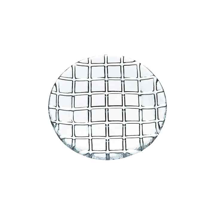 ダミエ：丸形プレート (18cm)［2色］