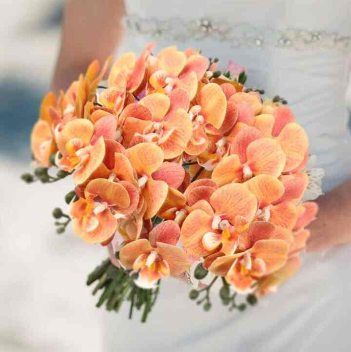 24インチ 8ヘッド 人工的 バタフライオーキッド