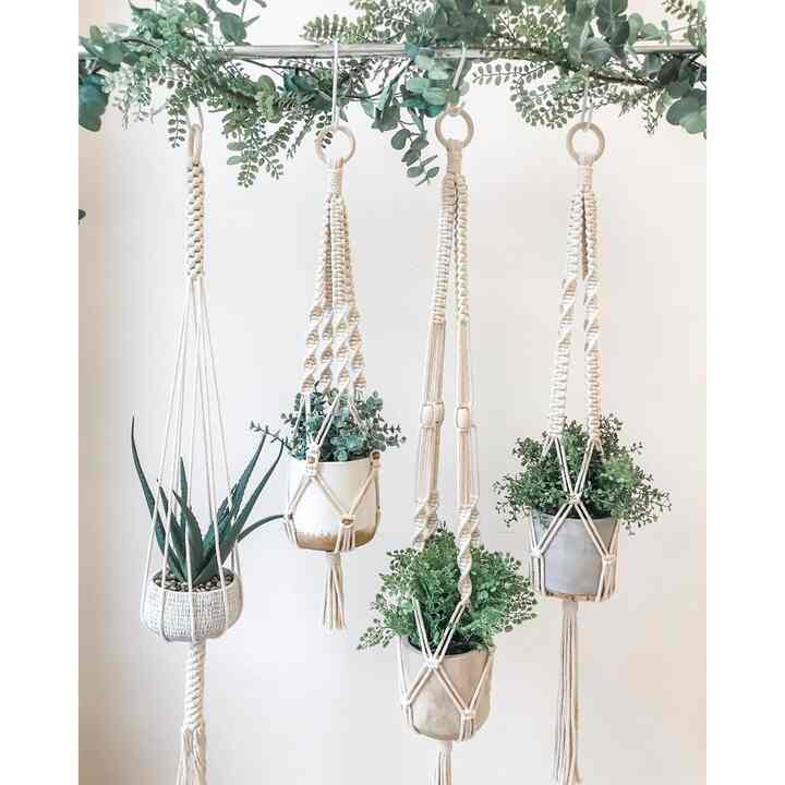 Macrame Pot Plant Hanger