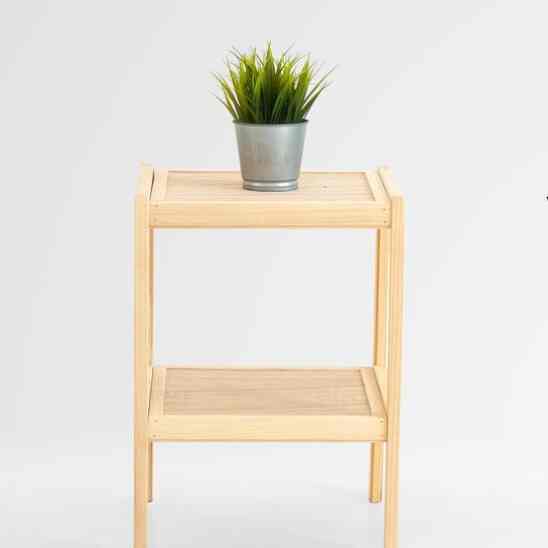 Kano Wooden Shelf 80cm (2 tingkat)