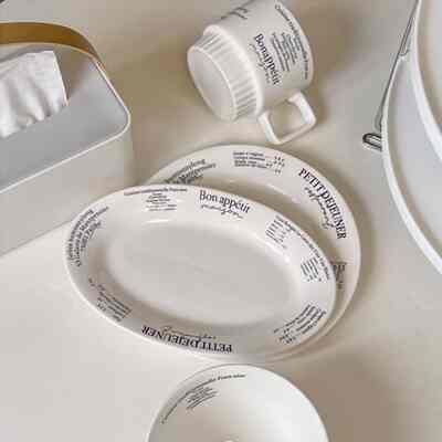 BONAPPETIT Piring Mangkok Gelas Keramik