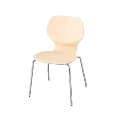SIGTRYGG, Chair, birch/sefast chrome-plated