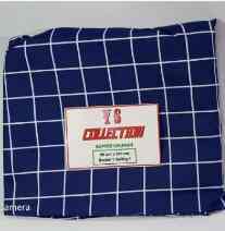 sprei set motif kotak