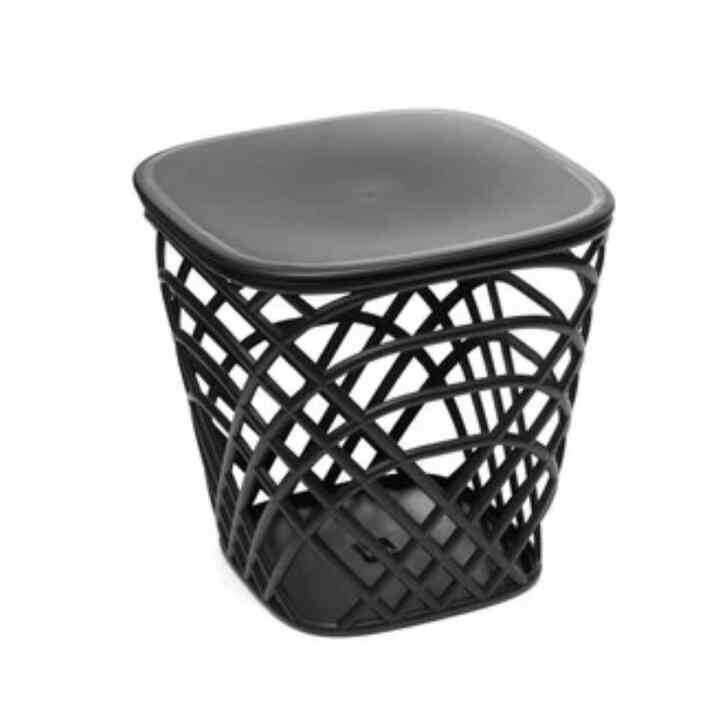 Harmon Bangku Ottoman - Hitam