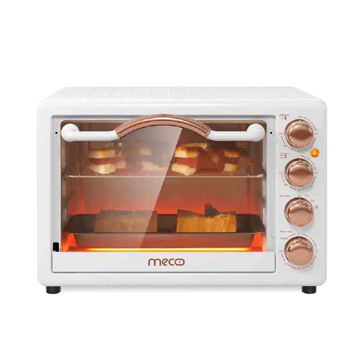 Aesthetic Electric Oven 22 Liter, Milky White