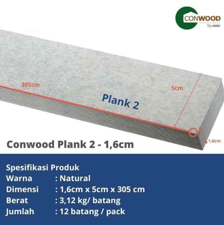 Conwood plank 2" (50 x 3050 x 16 mm)