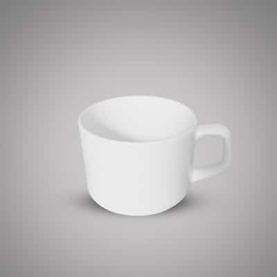 Cangkir Kopi Keramik Putih