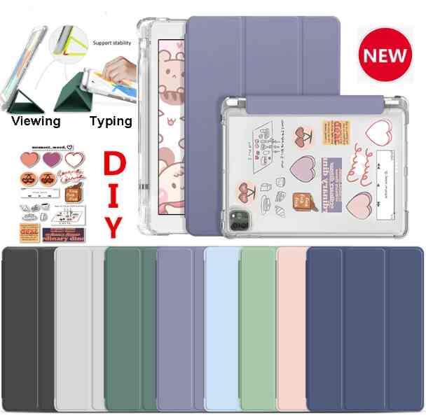 iPad Case for iPad Air 4 3 2 1 Pencil Holder Auto Wake/Sleep Magnetic Case iPad 8