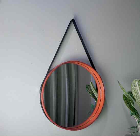 Cermin Gantung Dinding Kaca Bulat
