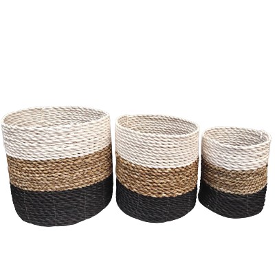 Keranjang anyaman pot