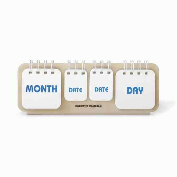 ピンポン 日めくりカレンダー［3色］