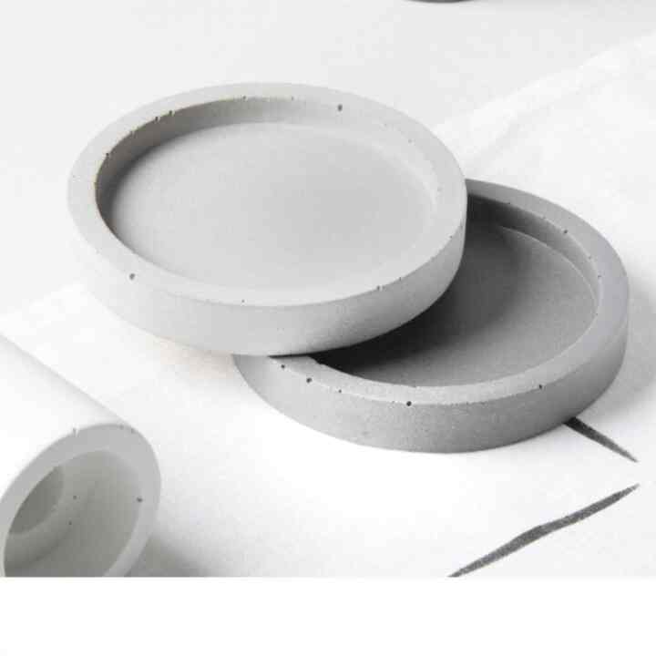 Tatakan Semen Bulat Lingkaran 10 cm