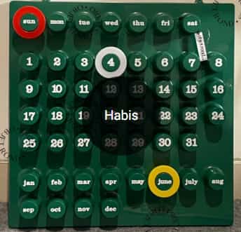 aesthetic wood kalender