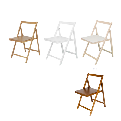 Kursi Lipat Coklat Muda 91957