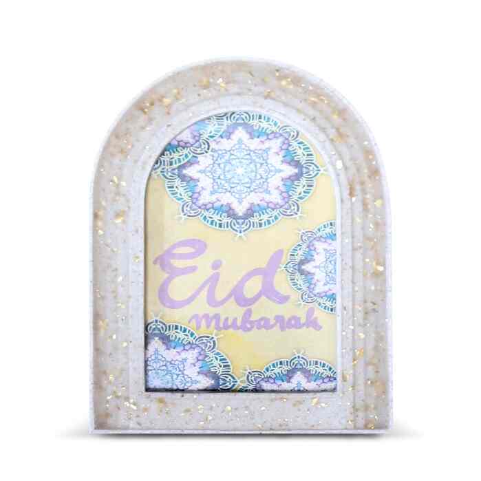 Photo Frame Dome Cream Gold 5X7INCH - Bingkai Foto