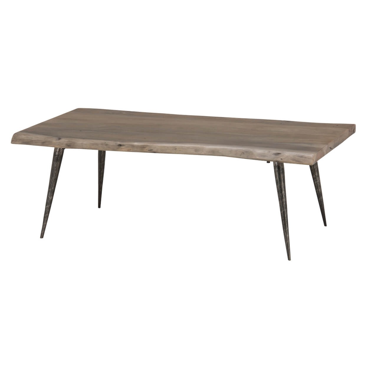 NOCE コーヒーテーブルSBL-04 天然木 ナチュラル/ガルバナイズド コーヒーテーブルSBL-04【送料無料】 ナチュラル/ガルバナイズド