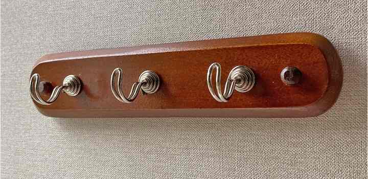 Gantungan Baju Kayu Kapstok Korea 3 Kait