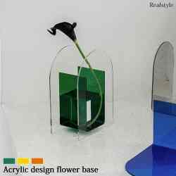 アクリル モチーフ フラワーベース