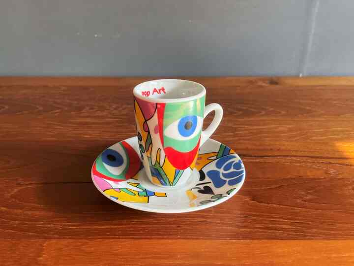 デミタスカップ＆ソーサー：POP ART