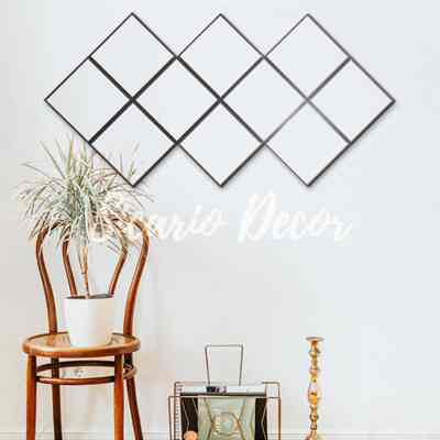 Cermin dinding 25x25/30x30cm