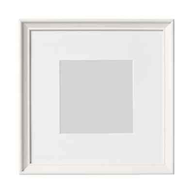 KNOPPÄNG Bingkai, putih, 23x23 cm