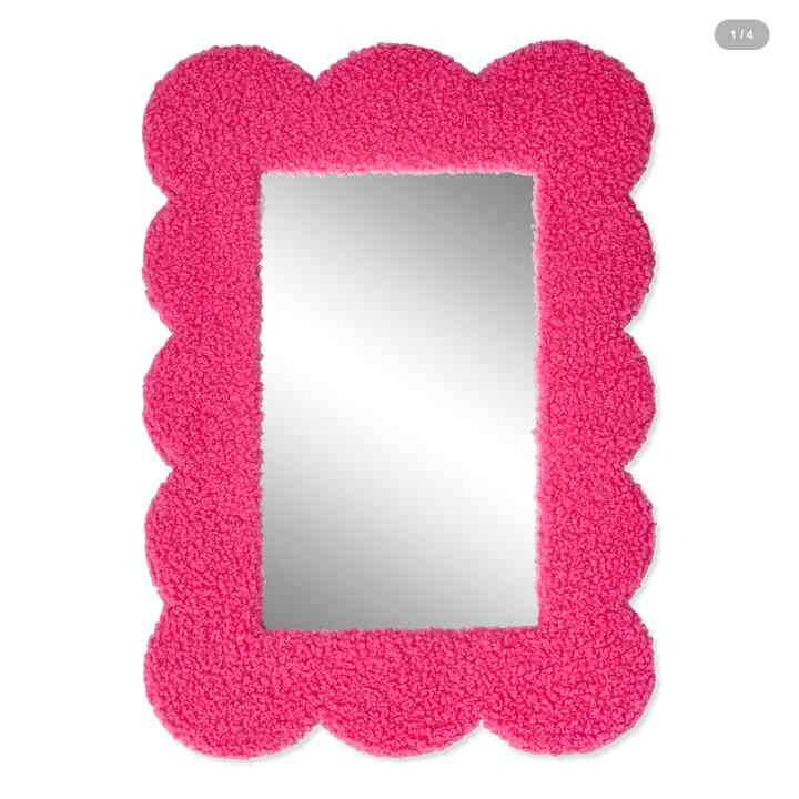 ピンク デザイン ミラー