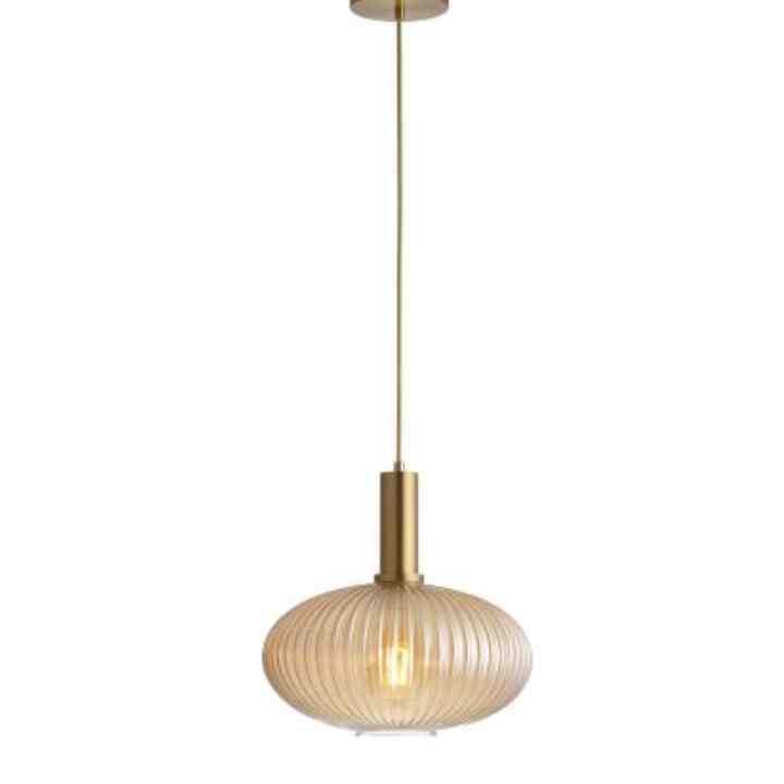 Eglare 30 Cm Minka Lampu Gantung Hias E27 - Cokelat/Bronze