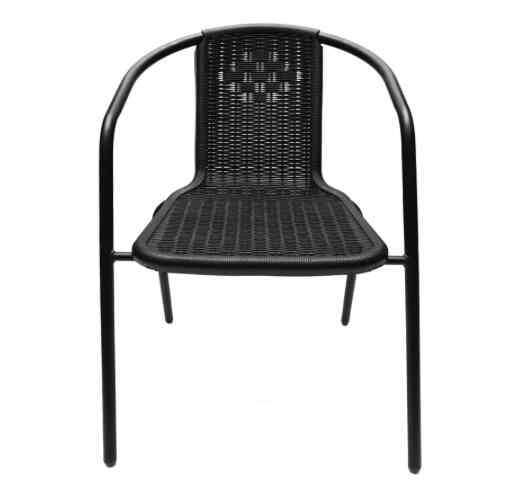 Soleil Kursi Teras Rotan - Hitam