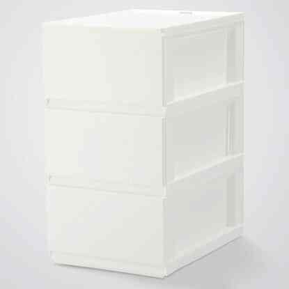 引出し NインボックスL たて型ハーフ 3段