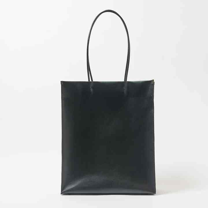 shopper bag 縦型 black