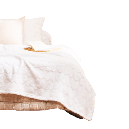 Mishu Selimut Bulu Halus - Putih 150X200