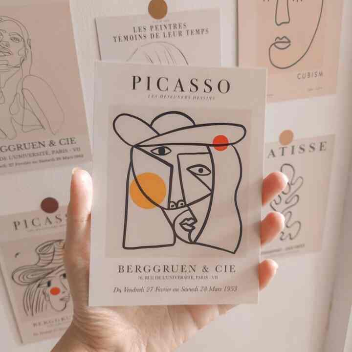 [MOONDARY] isi 9pcs A6 Wall decor mini