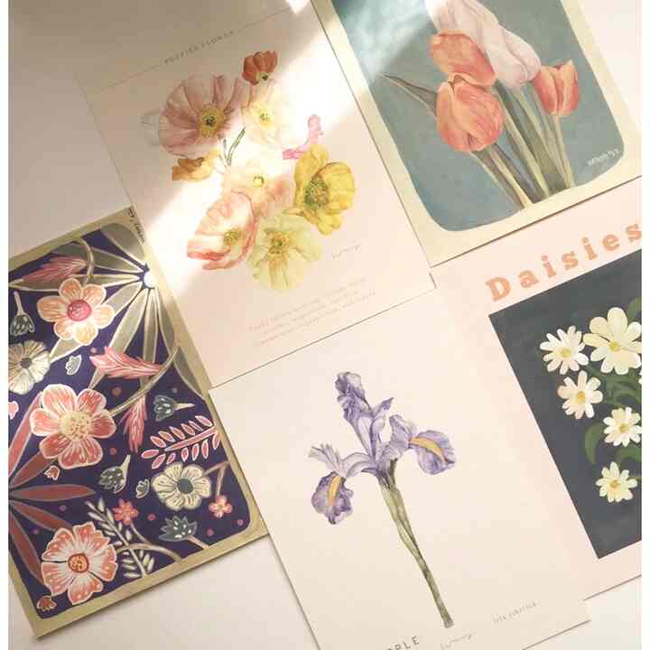 Poster Bunga 30 x 42 cm