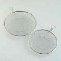 ざる屋のステンレス盆ざる 大小セット