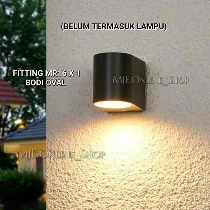 LAMPU DINDING TAMAN 1 x MR16
