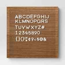 Wood Letter Board