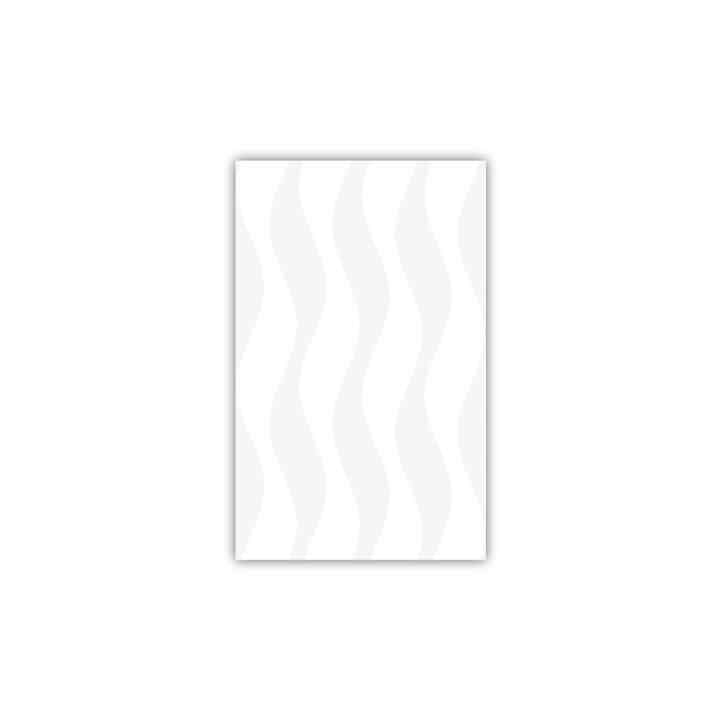 Grand Master Keramik Dinding 25x40 Grandia Putih Motif Gelombang Glossy KW I