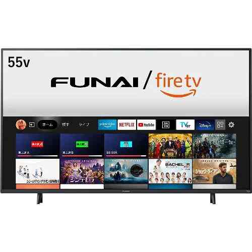 FireTV FL-55UF340 Alexa対応リモコン付属 4K液晶テレビ 55V型