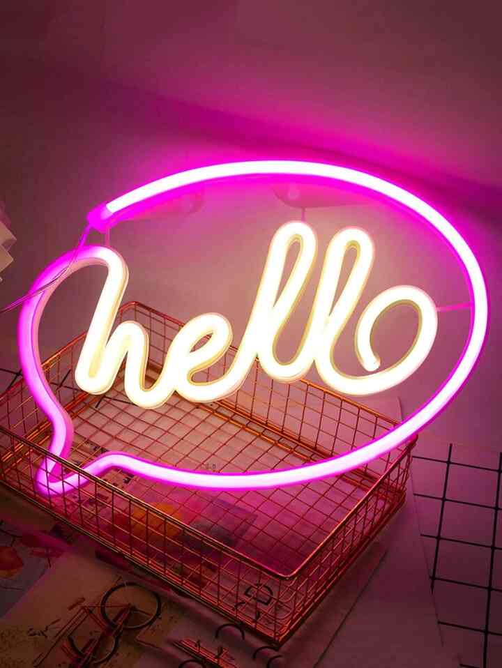 レターデザインネオンライト