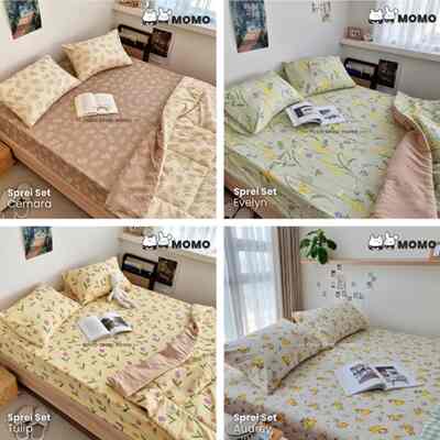 Sprei Motif Bunga 160/180x200